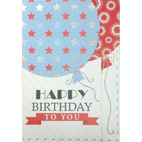 Rosedale – Cartes de souhaits et enveloppes, « Happy Birthday To You », 5 1/2 x 8 po, 12/paquet (15749)-Imprimé sur du papier cartonné non couché de haute qualité