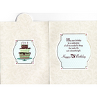 Rosedale - Carte de voeux, anniversaire 75 ans, gâteau-Qualité boutique de cartes de souhaits