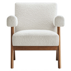Modway - Lyra Tissu Boucle Fauteuil - Ivoire-Assemblée requise