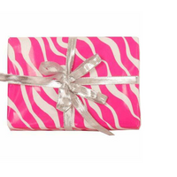 JAM Paper Gift Wrapping Paper - Jumbo - 40 sq. ft. - Pink Safari-Color: Pink Safari