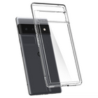 Spigen Crystal Hybrid Case for Google Pixel 6 Pro - Crystal Clear-6.84" x 0.47" x 3.25"