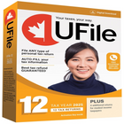 Ufile - ImpôtExpert 12 Année d’imposition 2025 - 12 déclarations - bilingue-Prend en charge les déclarations de revenus des particuliers (T1) pour plusieurs utilisateurs (jusqu’à 12 déclarations)