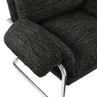 Modway - Ansel Tissu Boucle Chaise d’accent - Charbon de bois-8