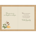 Rosedale 5-1/2" x 8" Loss Of Loved One Sympathy Greeting Cards And Envelopes, 12 Pack (17532)-Card shop quality greeting cards