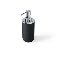 Umbra JUNIP - Pompe à savon liquide et gel hydroalcoolique 295ml, Chrome Noir-Non parfume