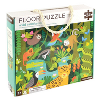 Puzzle au Sol Forêt Tropicale Sauvage - Paquet de 24-Puzzle au Sol
