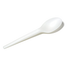 Eco Guard Compostable Spoons - 50 Pack-White