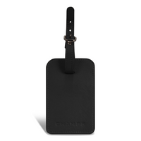 Champs - Collection Onyx Etiquettes de bagages en cuir - Noir-Etiquettes de bagages en cuir