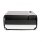 Allsop Metal Art Organizer Monitor Stand - Black-Can be used to hold a monitor, laptop, or printer