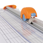 Fiskars 12" Rotary Paper Trimmer-Rubberized feet to keep from moving while cutting