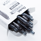 Pentel – Stylo gel rétractable EnerGel-X Pointe aiguille – 0,5 mm – Encre noire – Paquet de 12-L’encre gel liquide sèche très vite et ne laisse aucune tache ni bavure - les gauchers en raffoleront.