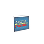 Azar Displays 5.5" x 5.5" Acrylic Square Wall Mount Acrylic Sign Holder, 10 Pack (122029)-Used to display information on walls and doors, maximizing advertising opportunity