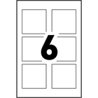 Avery White Print or Write Removable Square Multiuse Labels, 1-1/2" x 1-1/2", 90 Pack, (2374)-1.5" x 1.5" White