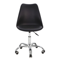Simply Office Chair - Noir-Matériau rembourré en PU noir