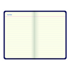 Letts - Agenda perpétuel 12 mois Icon - 7-5/8" x 5" - Marine-Papier de couleur crème