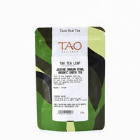 Tao Tea Leaf Organic Jasmine Dragon Pearl Green Tea - Loose Leaf - 50g-This is  finest jasmine green tea