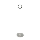 FuTECH PCHC18 Place Card Holders, Height 8", 10 Pack-Alligator clip grips displayed showcards, price tags, photos, memos and notes...etc. Modern and strong stainless steel cylindrical bases.