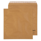 Spicers Kraft Expansion Mailer Square Bottom Peel & Seal - 16.125" x 15.75" x 4"-Kraft expansion mailing bags