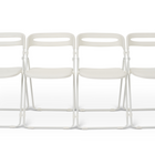 Can-Bramar – Office Foldo – Chaises pliantes polyvalentes – Ens. de 4 -Comprend un jeu de 8 attaches de groupement