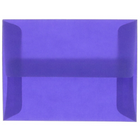 JAM Paper A10 Invitation Envelopes, 6 x 9.5, Gold Translucent Vellum, 100 Pack (PACV867g)-Gold