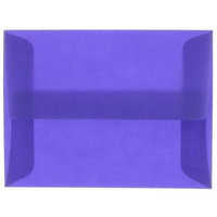 JAM Paper A10 Invitation Envelopes, 6 x 9.5, Gold Translucent Vellum, 100 Pack (PACV867g)-Gold
