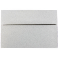JAM Paper A8 Invitation Envelopes, 5.5 x 8.125, Granite Grey Recycled, 100 Pack (CPPT755g)-Granite