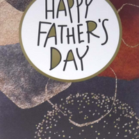 Mill Brook Studio 5-3/8" x 7-3/4" Father's Day Greeting Cards/Envelopes - Brown Colours - 18 Pack-Premium quality greeting cards