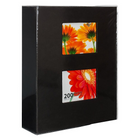 Kiera Grace - Album photo, capacité de 200 photos 4 po x 6 po, noir, paq./6-Mesure: L'album photo mesure 23cm L x 19cm l x 5cm H (9" L x 7,4" l x 2" H)