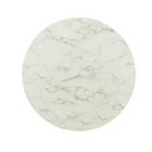 Plata Import - Table Leo en laiton imitation marbre 32" - Pierre-Disponible en deux tailles 32″ ou 36″