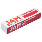 JAM PAPER - Perforatrice en metal à 3 trous, rouge, capacite de 10 feuilles-5