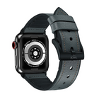 JCPal - Bracelet Gentry en Cuir pour Apple Watch 38 / 40mm - Vert Minuit-Compatible avec les modèles Apple Watch Series 3, 4, 5, 6 et SE
