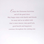 Mill Brook Studio - Cartes de souhaits Noël / Enveloppes - 5-3/8 po x 7-3/4 po - Nos Voeux: Père Noël & Bonhomme de Neige - Paquet de 18-Imprimées sur un papier de qualité non couché