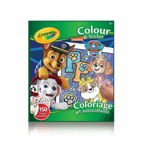 Crayola – Livre de coloriage et d'autocollants, Paw Patrol-32 pages