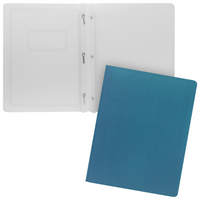 Staples - Couverture de rapport - format lettre - bleu pâle-Couverture de papier avec l'extérieur bleu pâle