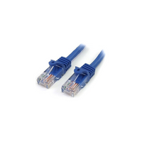 StarTech RJ45PATCH2 2' Cat 5e Snagless Patch Cable, Blue-RJ-45 Male connector on both sides for dependable network connectivity