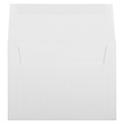 JAM Paper A6 Invitation Envelopes, 4.75 x 6.5, Strathmore Bright White Linen, 100 Pack (3137g)-Size: A6 (4 3/4" x 6-1/2")