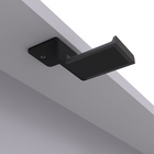 Kanto HH Universal Under Desk Headphone Hook - Black-Made from anti-slip silicone, the headphone cradle features contoured edges designed to prevent indentations on your headband.