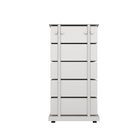 Simply Storage Unit 14.96"W x 10.43"D x 28.35"H - White-Functional use in an office, craft room, or bedroom