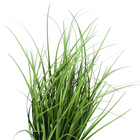 Monarch Specialties - Plante Artificielle - 23 po H - Gazon - Mis En Pot - Touche Réelle - Herbe Verte - Pot Noir-6