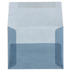 JAM Paper Enveloppes translucides A2, mer du Sud, 50/paquet-Intérieur vierge où écrire un mot personnalisé