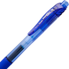 Pentel – Stylo gel rétractable EnerGel-X Pointe aiguille – 0,5 mm – Encre bleue – Paquet de 12-Longueur d'écriture 550m.