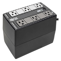 Tripp Lite 120V/350VA/210W 6-Outlet Standby Desktop UPS-BASIC HOME UPS BATTERY BACKUP PROTECTS FROM BLACKOUTS, BROWNOUTS & SURGES: 350VA / 210W Tripp Lite Uninterruptible Power Supply (UPS) provides 13 minutes of power to an energy-efficient desktop PC computer and small monitor. Provides PWM sine wave output in battery mode.