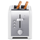 Kenmore - Grille-pain 2 tranches - Acier inoxydable blanc et argent-Fonctions de decongelation et de bagel integrees