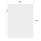 Davis Group - Protège-feuilles QuickFit - Économique 2 mil. - Format lettre - Transparent - Paquet de 100-Économique 2 mil.