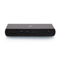 C2G - Thunderbolt 4 & USB-C 10-en-1 station d’accueil à double écran - Noir-Des débits de transfert ultra-rapides allant jusqu’à 40 Gbps, transférant rapidement les données vers et depuis les appareils