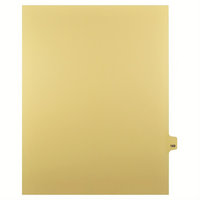 Mark Maker Legal Tabs - Letter Size - Buff - 1/25th cut - 25 tabs per package - 5 packages Pack - Number 169-Buff Single Tabs
