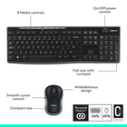 Logitech MK270 Wireless Keyboard and Mouse Combo for Windows-Upgrade to Logitech MK540 Combo: Experience increased comfort with the MK540 combo, featuring scooped keys, palm rest, full-size mouse with soft rubber grips, and customizable shortcuts