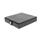 Ashlin – Tivoli Boîte pour Six Stylos avec Rabat et Bouton – Noir-Cette boîte à stylos peut accueillir jusqu'à six stylos. Conception parfaite pour le bureau de direction. Cadeau élégant et mémorable pour un nouveau cadre, un nouveau diplômé ou un connaisseur de stylos.