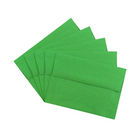 JAM Paper Enveloppes format inv. Brite Hue en papier rec. avec ferm. gom., 4 3/4 x 6 1/2 po, vert festif, 100/pqt-Fermeture : Gomme