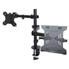 StarTech Adjustable Monitor Arm Desk Mount with Laptop Tray-The well-ventilated laptop tray includes rubber pads to prevent scuffs and scratches